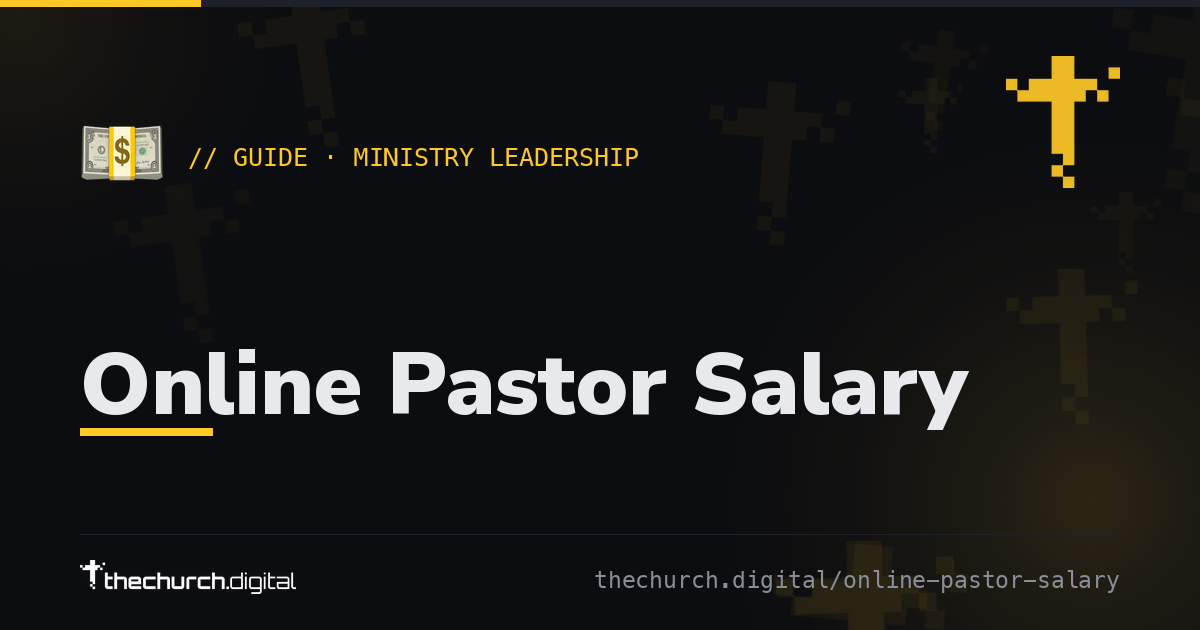 Online Pastor Salary